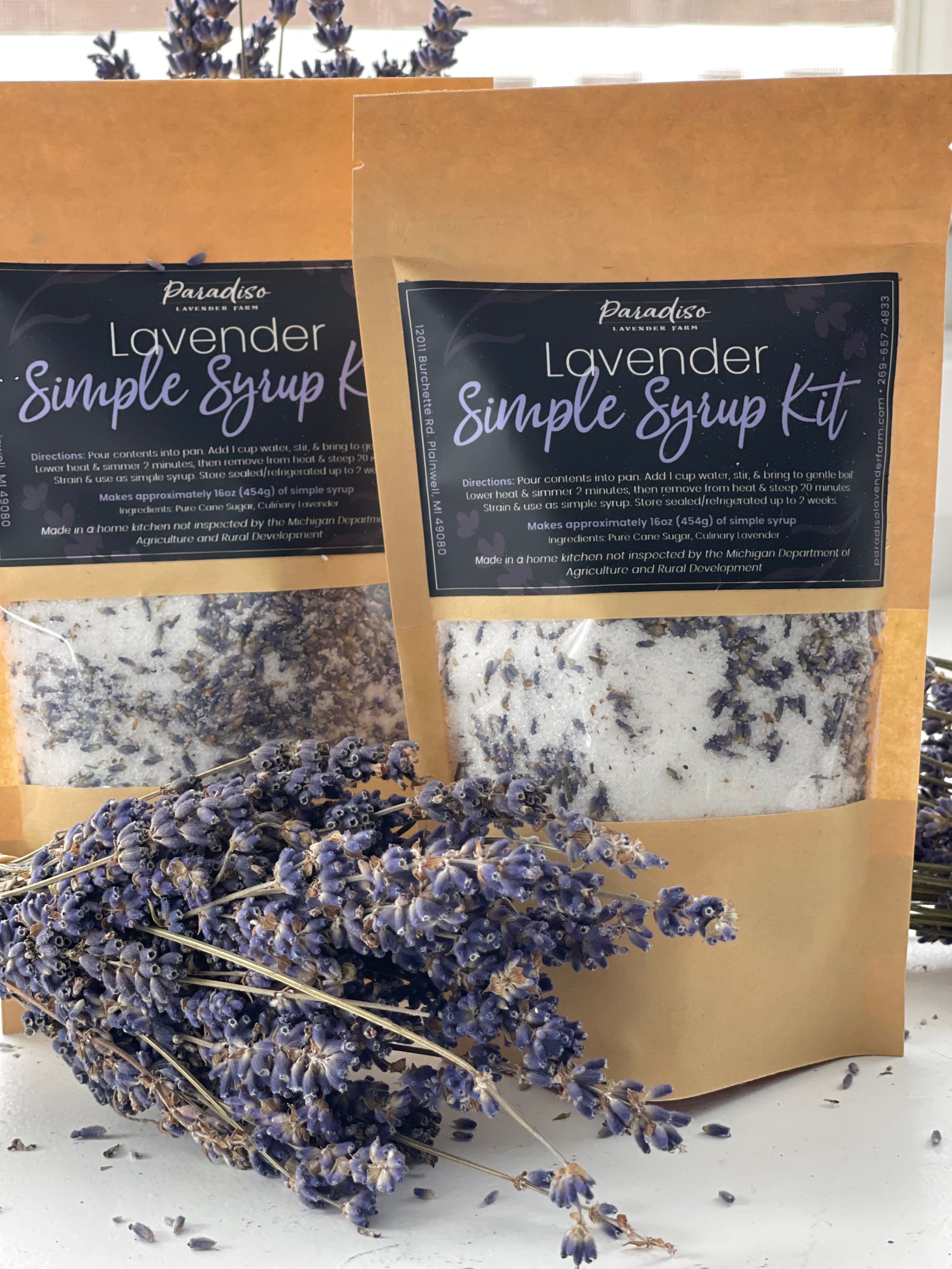 Lavender Simple Syrup Kit
