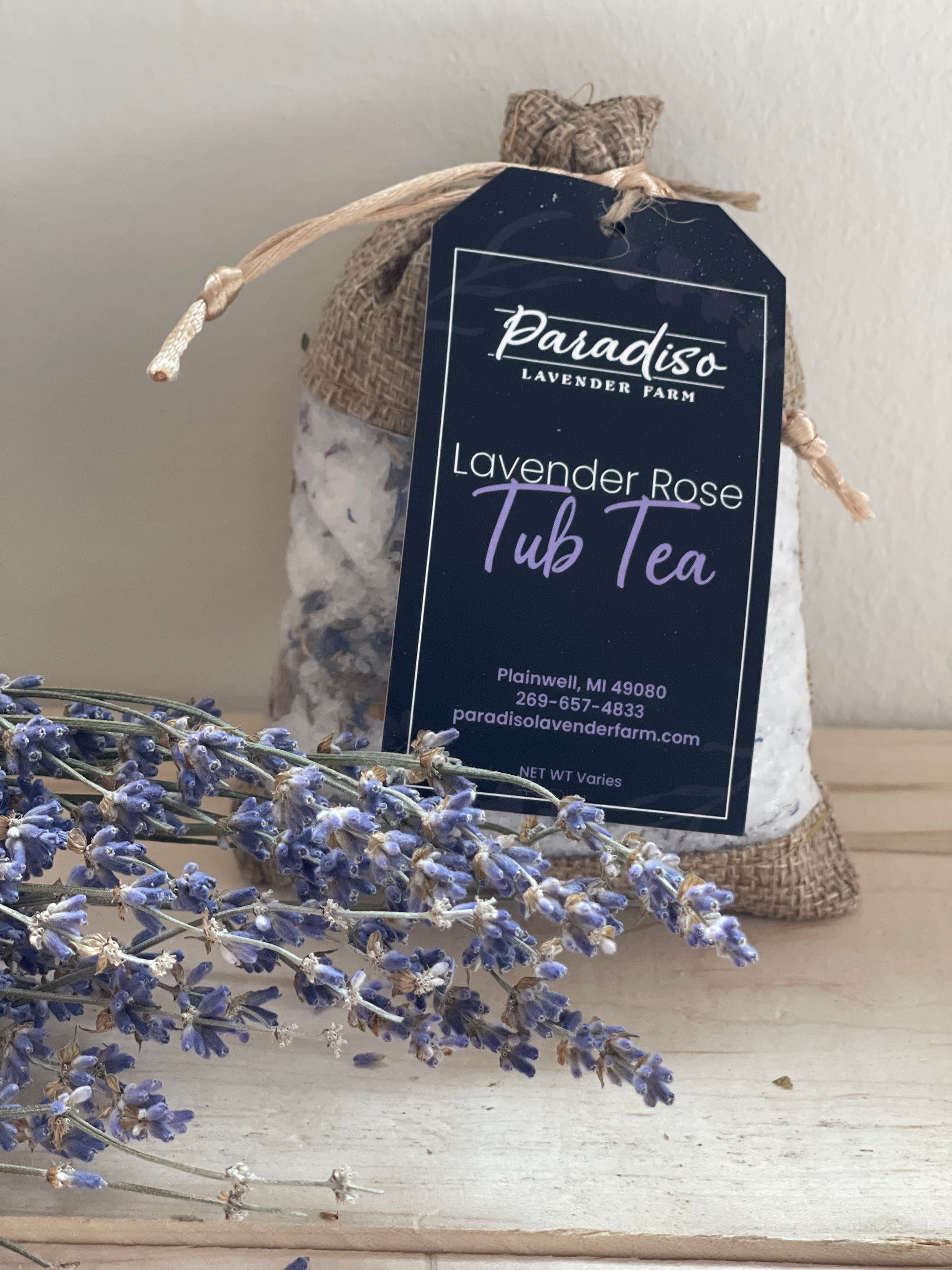 Lavender Rose Tub Tea