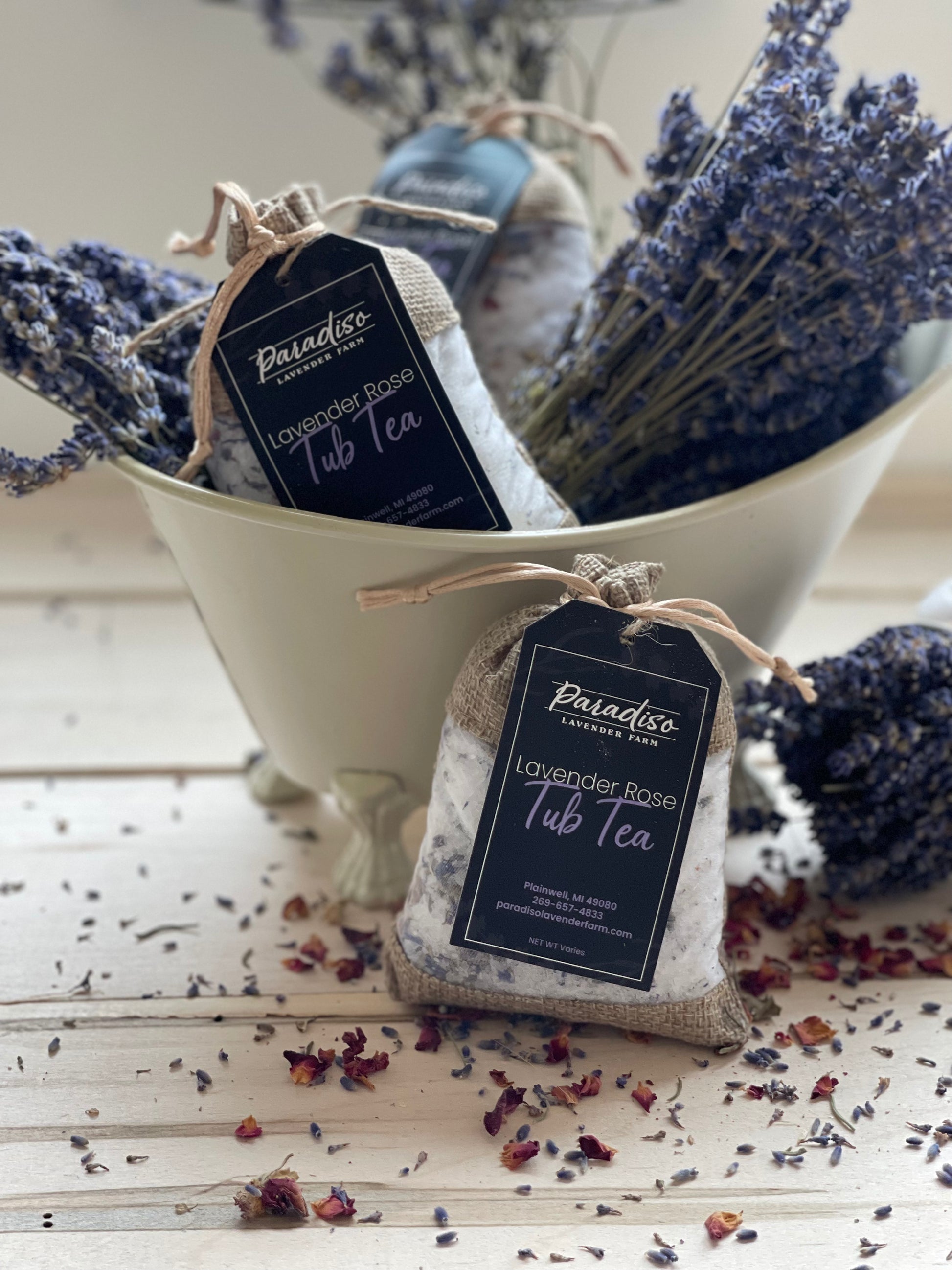 Lavender Rose Tub Tea