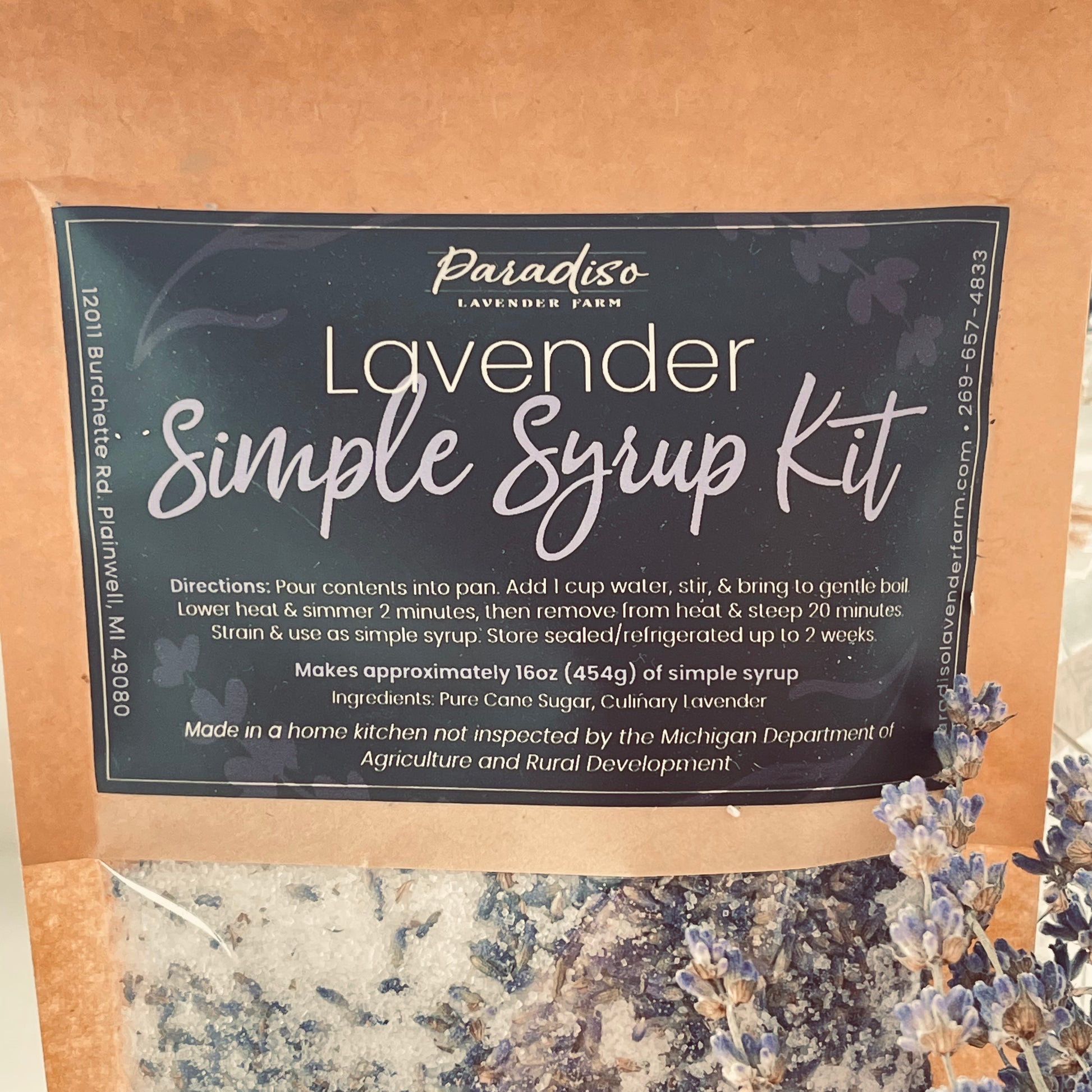 Lavender Simple Syrup Kit